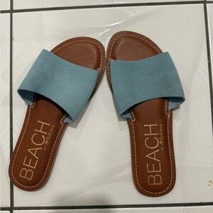 Beach by Matisse Women's blue Slide Sandals